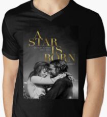 Camiseta para hombre de cuello en v Ha nacido una estrella