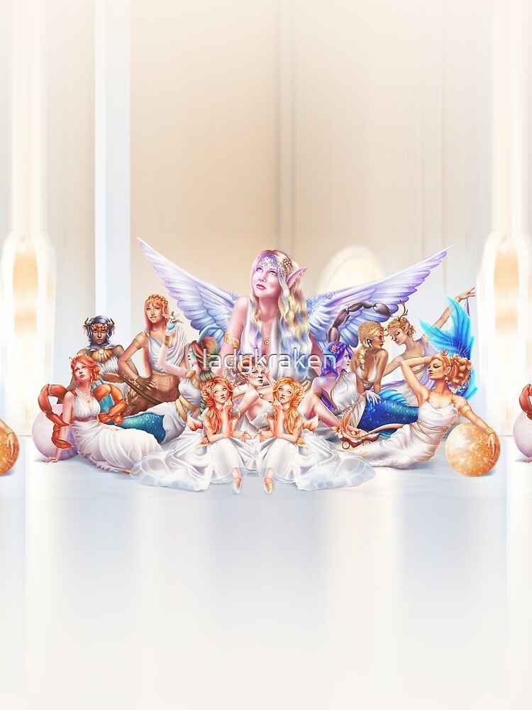 12 Zodiac Ladies - Wallpapers by ladykraken