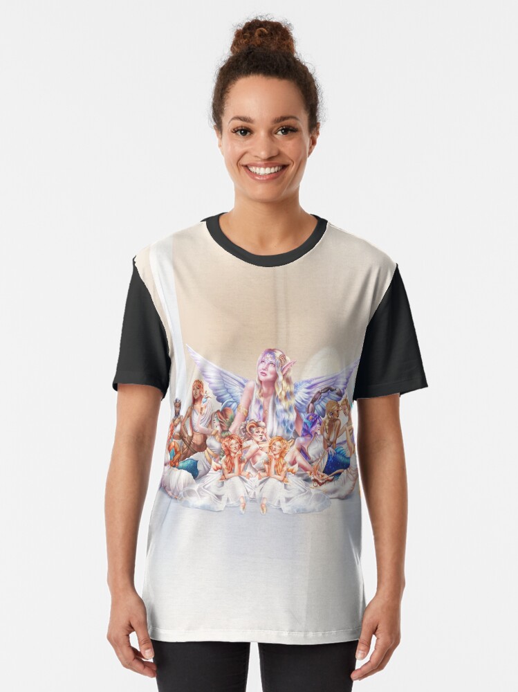 Alternate view of 12 Zodiac Ladies - Wallpapers Graphic T-Shirt
