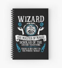 Cuaderno de espiral WIZARD, The Master of Magic - Dungeons & Dragons (Texto blanco)