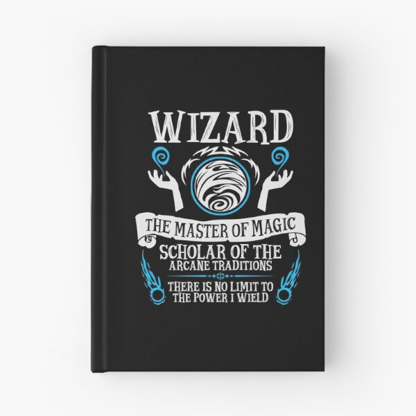 Item preview, WIZARD, The Master of Magic - Dungeons & Dragons (White Text) designed and sold by enduratrum.