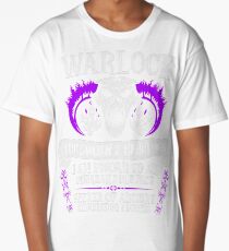 WARLOCK, THE SWORN AND BEHOLDEN - Dungeons & Dragons (White Text) Long T-Shirt