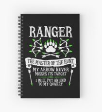 Cuaderno de espiral RANGER, El maestro de la caza - Dungeons & Dragons (Texto blanco)