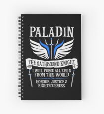 PALADIN, THE OATHBOUND KNIGHT- Dungeons & Dragons (White) Spiral Notebook
