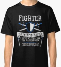 FIGHTER, THE WEAPON MASTER - Dungeons & Dragons (Black) Classic T-Shirt