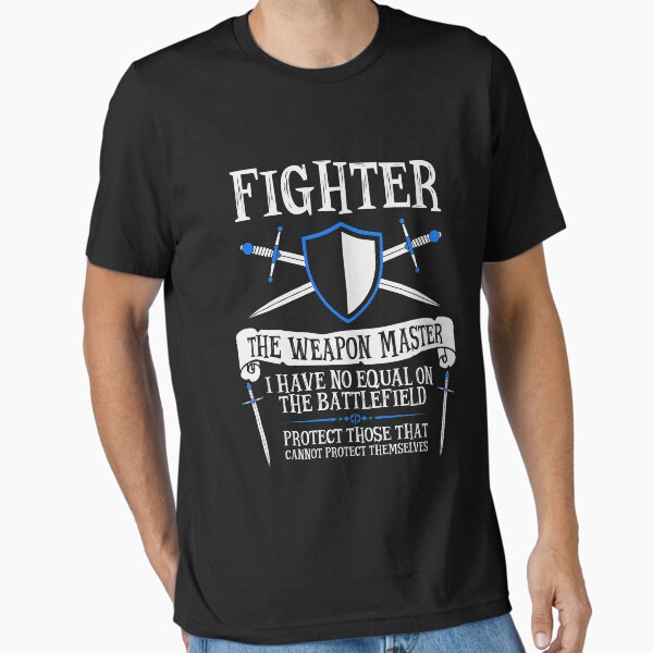 Item preview, FIGHTER, THE WEAPON MASTER - Dungeons & Dragons (Black) designed and sold by enduratrum.