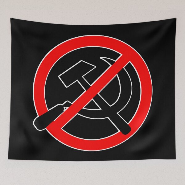Item preview, Anti-Communist Logo (Outlined) designed and sold by RebarForOwt.