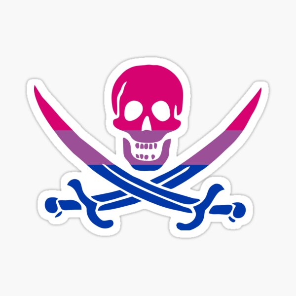Aperçu de l'œuvre Drapeau Birate (Calico Jack) créée et vendue par wolfszeit.