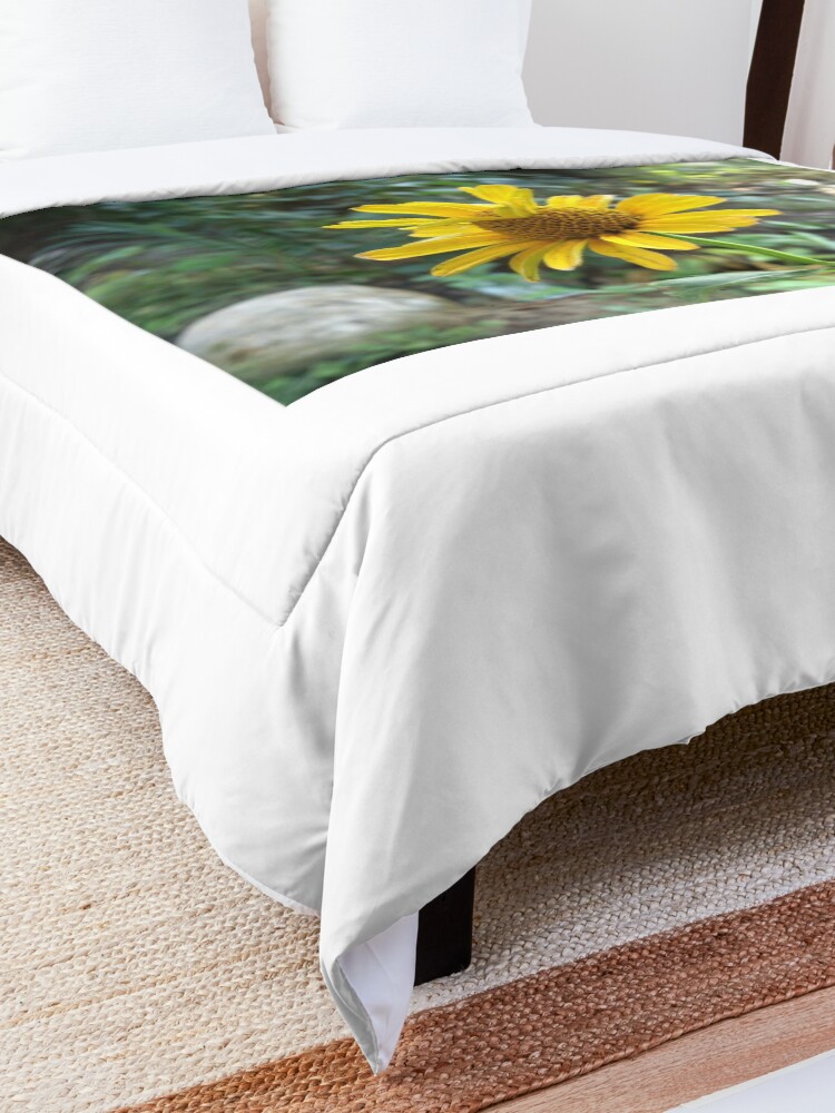 Alternative Ansicht von Gelbe Blüte Tagesdecke