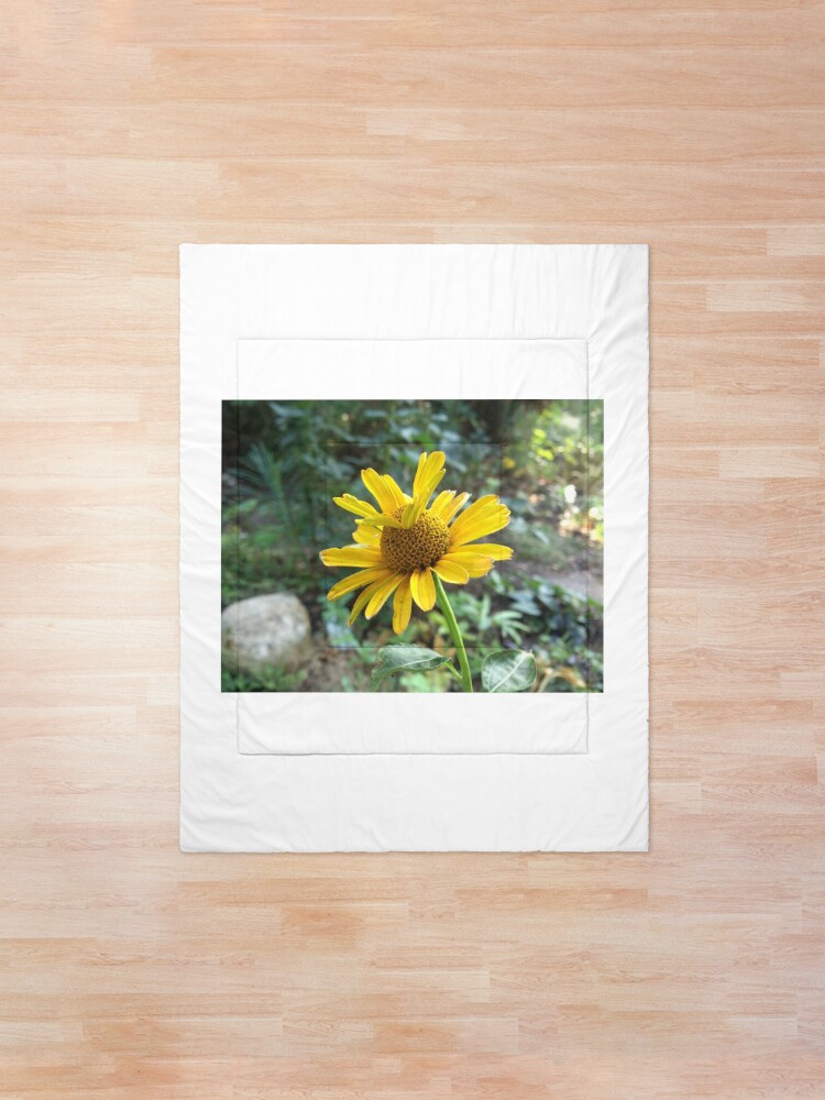 Alternative Ansicht von Gelbe Blüte Tagesdecke
