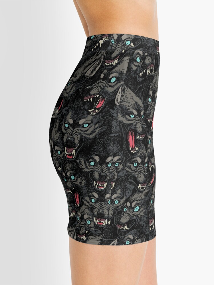Alternate view of Wolf Pack Pattern Mini Skirt
