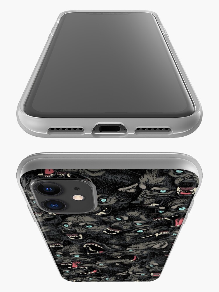 Alternate view of Wolf Pack Pattern iPhone Case & Cover