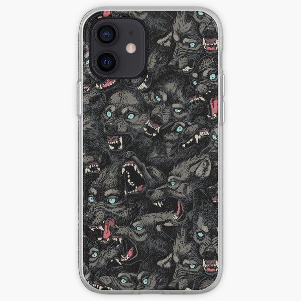 Wolf Pack Pattern iPhone Soft Case