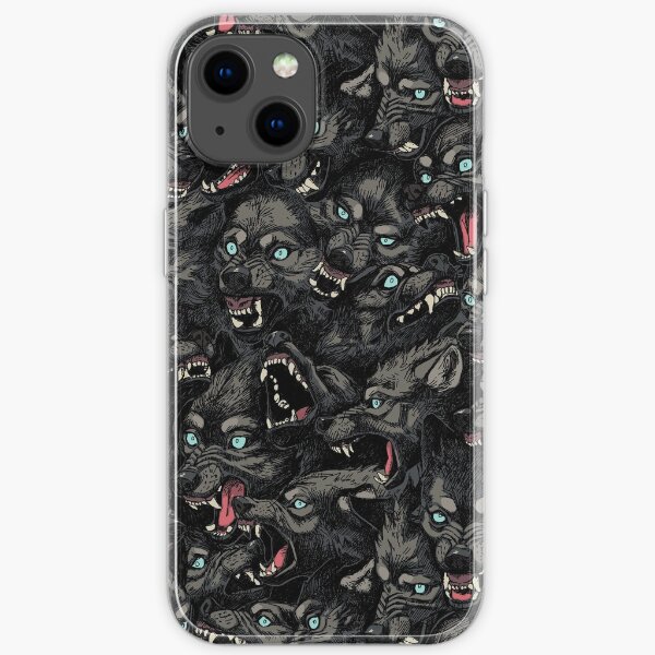Wolf Pack Pattern iPhone Soft Case
