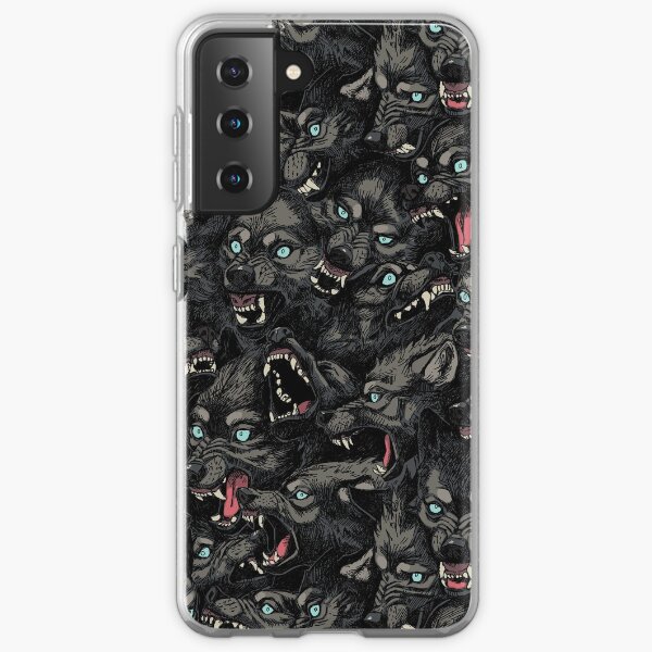 Wolf Pack Pattern Samsung Galaxy Soft Case