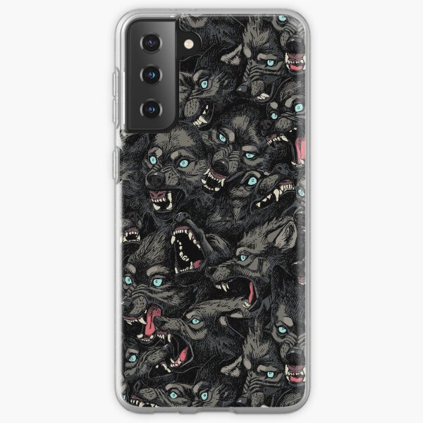 Wolfsrudelmuster Samsung Galaxy Flexible Hülle
