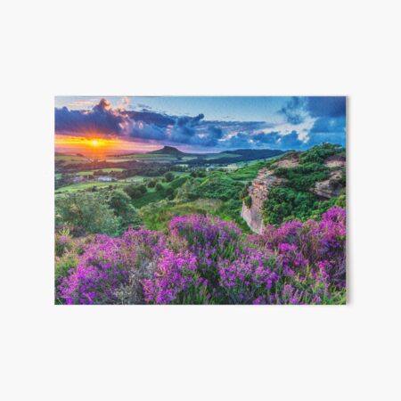 Roseberry Topping Sunset Art Board Print