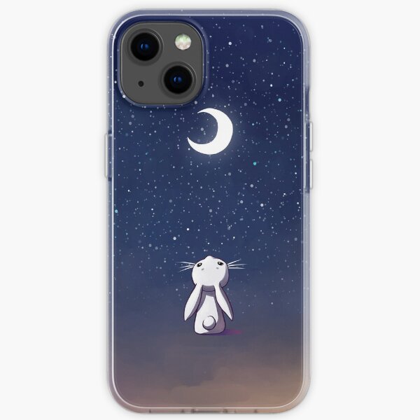Moon Bunny iPhone Soft Case
