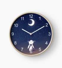 Moon Bunny Clock
