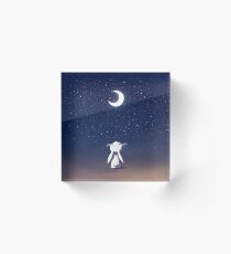Bloque acrílico Moon Bunny