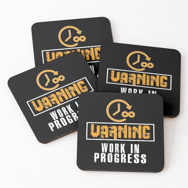 Item preview, Warning Work In Progress designed and sold by SmartStyle.