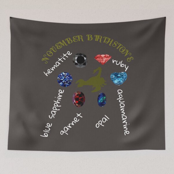 Item preview, November Birthstone T-Shirt - Tee with Gemstone designed and sold by Zavola.