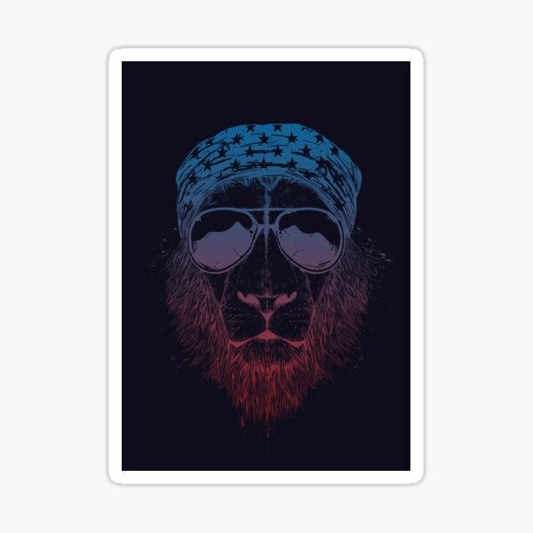 Aperçu de l'œuvre Lion sauvage (sombre) créée et vendue par soltib.