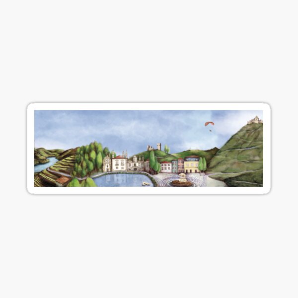 Vila Real landscape Sticker