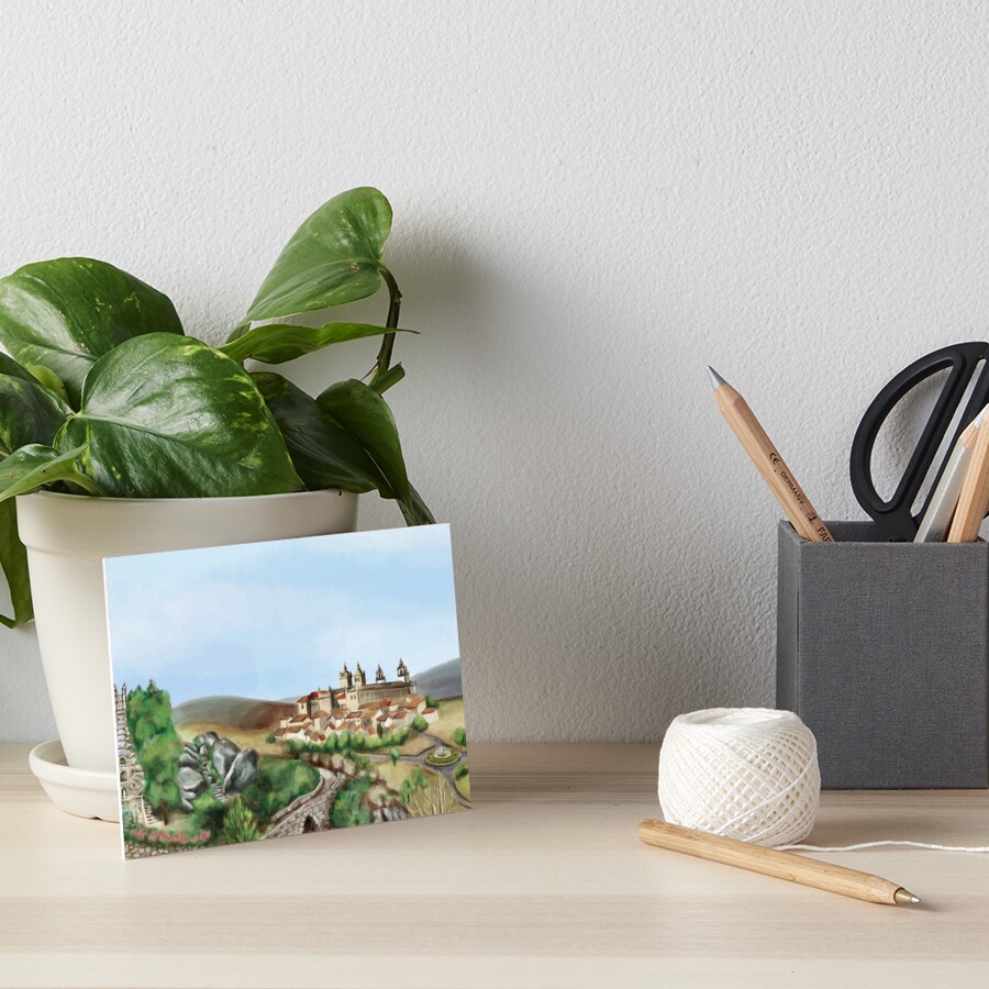 Viseu landscape Art Board Print