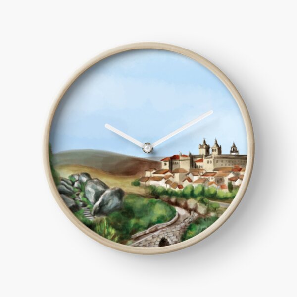 Viseu landscape Clock