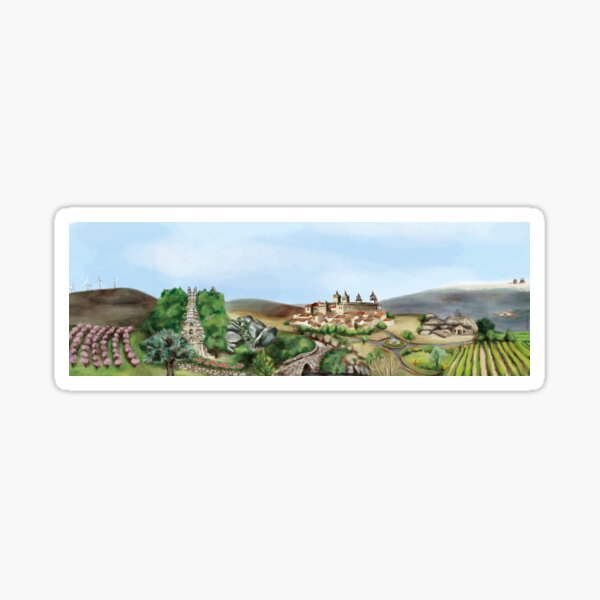 Viseu landscape Sticker