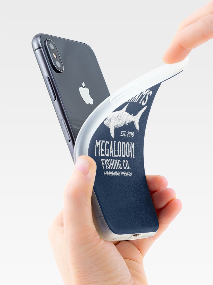 The Meg - Jason Statham - Megalodon Shark Fishing iPhone Case for