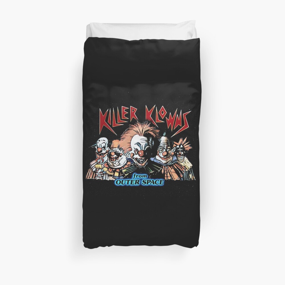 Killer klowns from outerspace Duvet Cover