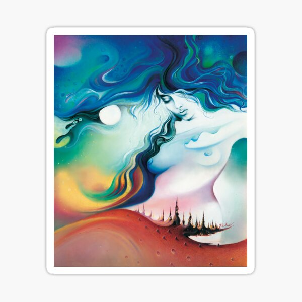"The Wind" from the series: "Elements of the Earth" Sticker