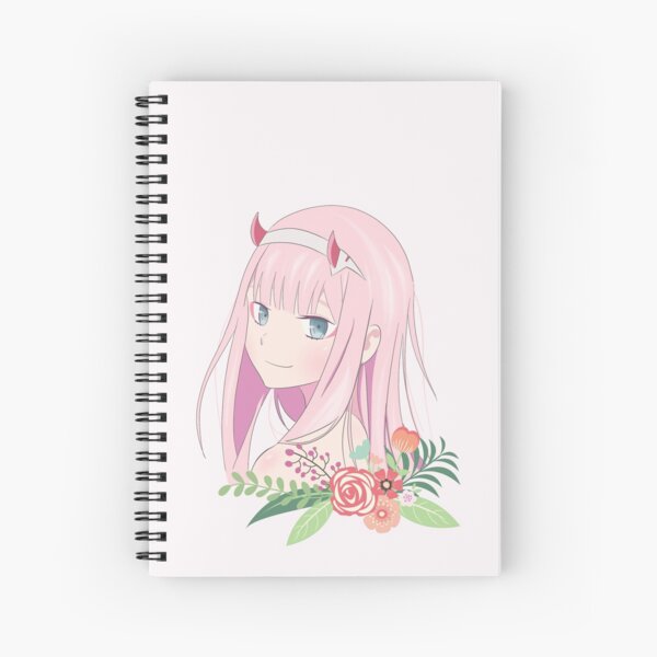 Zero Two, Darling in the Franxx Spiral Notebook
