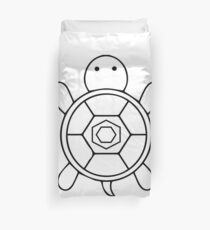 Turtle from above as a gift Duvet Cover