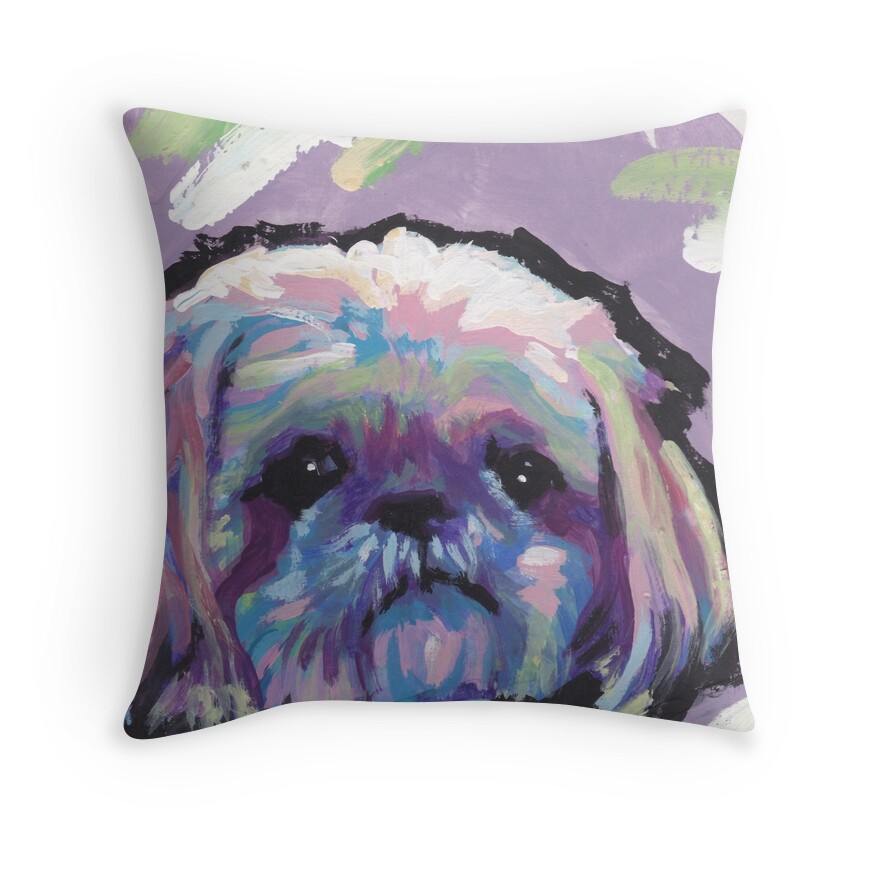 shih tzu decorative pillows