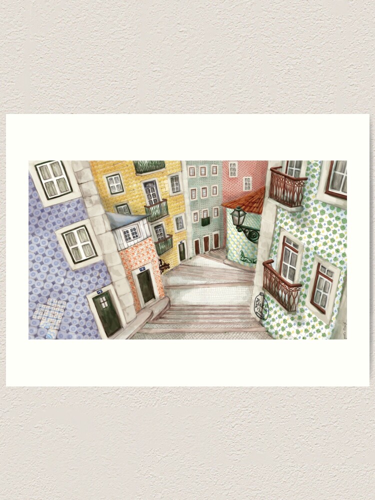Alternate view of Lisboa Art Print