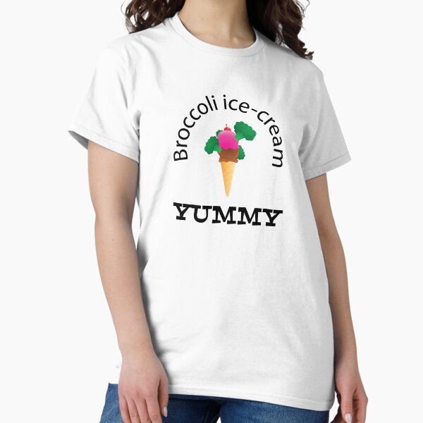 Item preview, Broccoli Ice-Cream Yummy - Broccoli Ice-Cream Yummy Shirt - Broccoli Ice-Cream Yummy t-shirt - Broccoli Ice-Cream Yummy Kids Shirt designed and sold by happygiftideas.