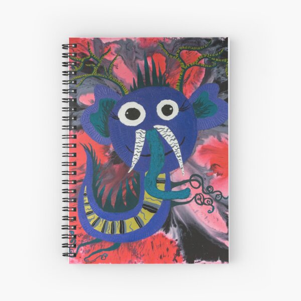 Elephant Dragon : Funny Animal Series Spiral Notebook
