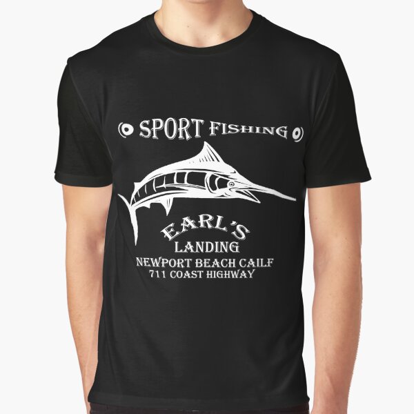 NEWPORT BEACH CAILFORNIA - EARL'S SPORTFISHING Graphic T-Shirt