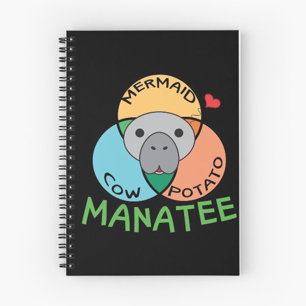 Item preview, Manatee = Cow + Mermaid + Potato designed and sold by Gifafun.