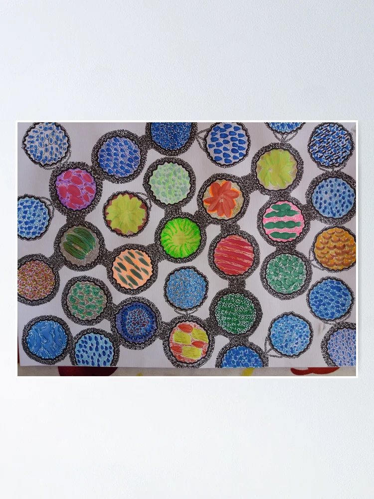 Thumbnail 1 of 3, Poster, Circle Patterns designed and sold by Rebnum.