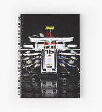A shooting star called Charles Leclerc Spiral Notebook