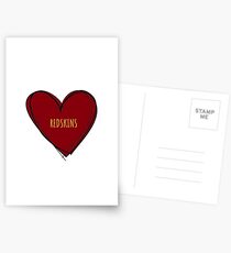 Redskins Postcards