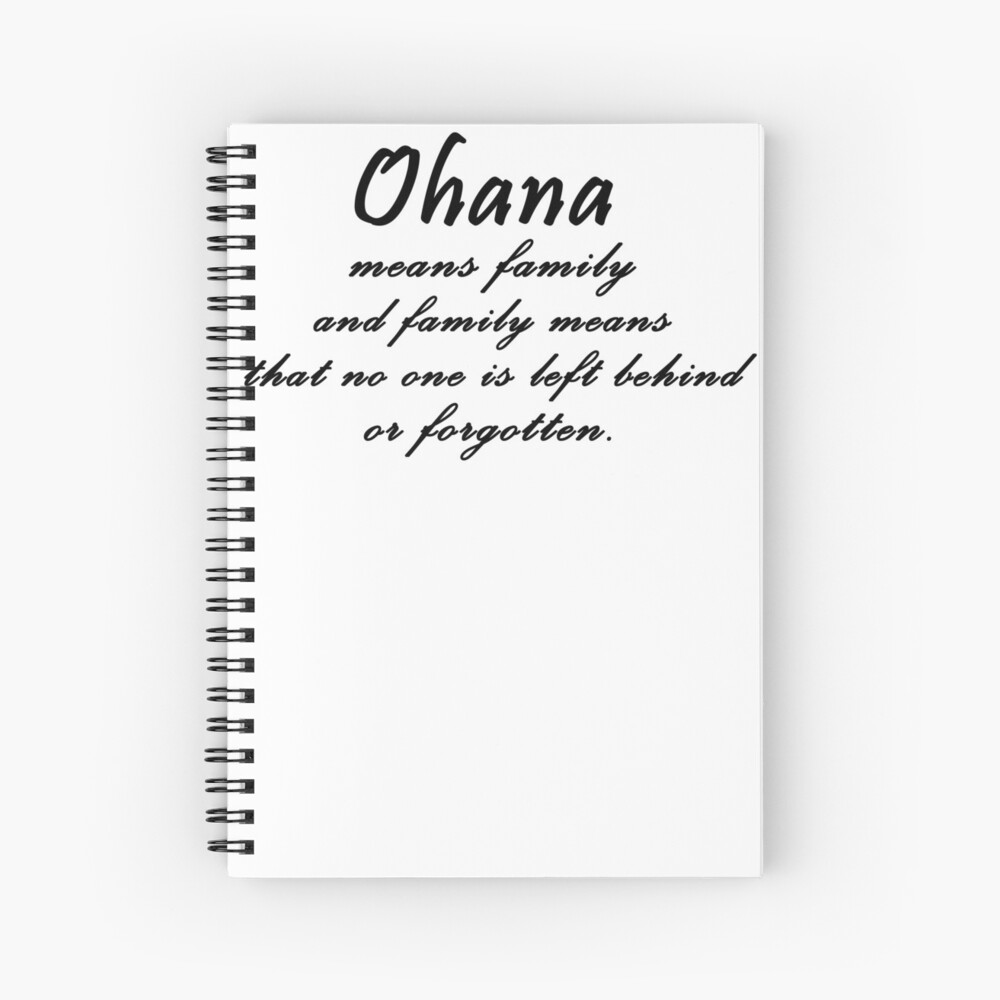 How To Say Ohana Means Family In Sign Language