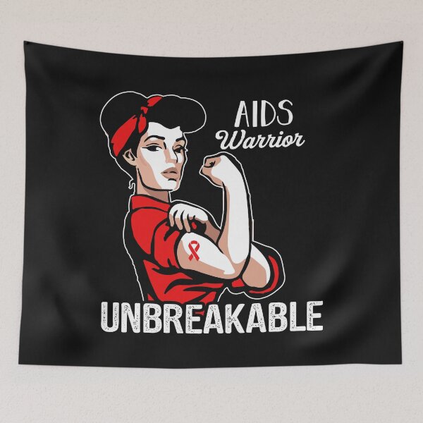 Artikelvorschau, Aids Warrior World Aids Day 1. Dezember  entworfen und verkauft von dtino.