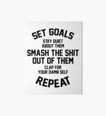 Set Goals Art Board