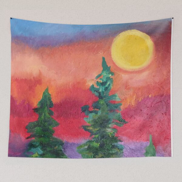 Item preview, Fire in the Northern Sky designed and sold by Judydcreates.