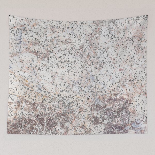 Item preview, Glittering Silver Confetti Glamour on Marble designed and sold by cadinera.